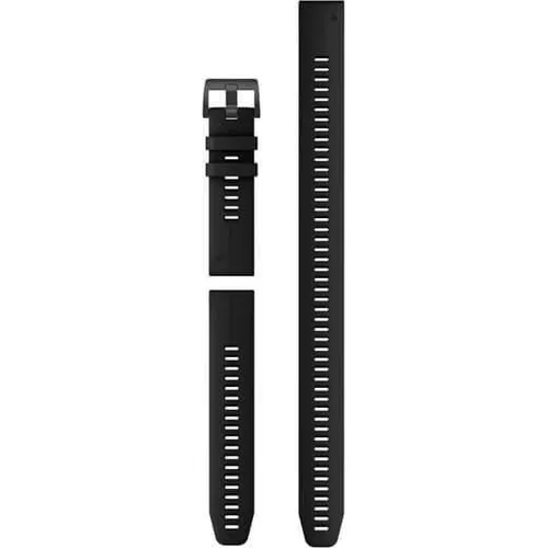GARMIN® QuickFit 22-Uhrenarmband Silikon Schwarz - Tauchcomputer Zubehör - 3-teiliges Silikonarmbandset für Garmin Descent G1, einfach auswechselbar ohne Werkzeug für einen neuen Look im Handumdrehen.