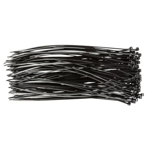 Kabelbinder 2,5 x 200 mm, 100 St, schwarz