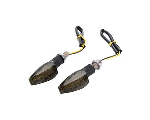 Lumitecs Blinker LED Blinker Motorrad RP12 mit E-Prüfzeichen - LED Motorradblinker für cleane Optik, hohe Sichtbarkeit und Sicherheit. Ideal für alle 12V Motorräder, E-Zulassung für legale Nutzung im Straßenverkehr. Lieferung umfasst 2 Stück.