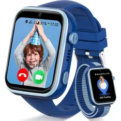 Fitnynxos Kinder Smartwatch mit 4G Telefon & GPS