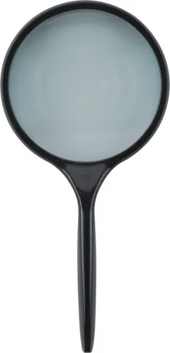 Taschenlupe Leseglas Vision 50mm 3x Vergrößerung schwarz (10 Stück)