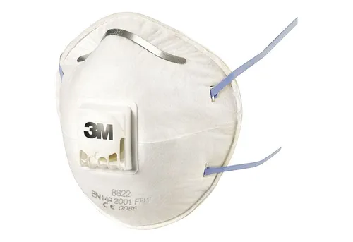 3M Nitril-Handschuhe Maske 8822 FFP2 mit Ventil – 10 Stück - Zuverlässiger Schutz mit FFP2-Zertifizierung, ideal für den professionellen Einsatz. Die Masken bieten hohen Tragekomfort und eine optimale Passform.