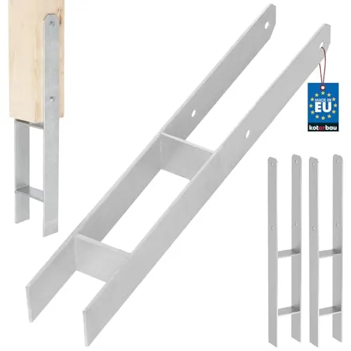 KOTARBAU® 2er Set H-Pfostenträger 70mm