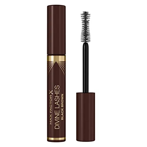 Max Factor Masterpiece Divine Lashes Mascara, Farbe 002 schwarzbraun, Wimperntusche für individuelles Volumen, 8 ml, 1 Stück (1er Pack)