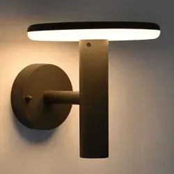 MODERNE LED Außenwandleuchte Wandleuchte 10W warmweiß schwarz Wandlampe Wandleuchte Außenlampe Lampe 17901 - Schwarz