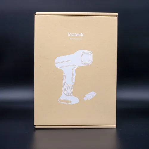 Inateck Industrieller Barcode Scanner BCST-61 - Kabellos & IP67 - Handscanner mit IP67 Schutz, ideal für raue Umgebungen. Hält Stürze aus bis zu 3,6 m und bietet eine Akkulaufzeit von 180 Tagen. Unterstützt gängige 1D-Barcodes und verbindet sich über Bluetooth, 2.4G oder kabelgebunden.