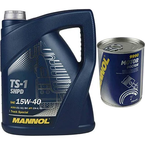 5L Motoröl MANNOL TS-1 SHPD 15W-40 1x MANNOL Motor Doctor ADDITIV