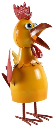 Hahn Gustav ca. 34 cm - Dekofigur in gelb von Gartenursel
