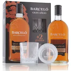 Barceló Gran Añejo Rum 37,5% Vol. in Geschenkbox