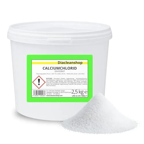 Calciumchlorid Dihydrat - 2,5kg Pharmaqualität Pulver E509