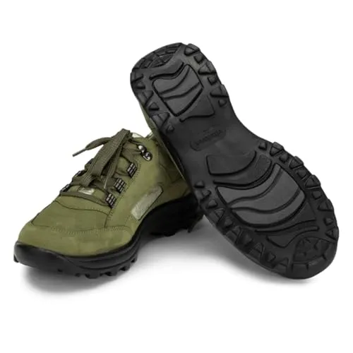 VITAFORM Wanderschuhe Damen Nubukleder – Wasserabweisende Trekkinghalbschuhe - Wanderschuhe für Damen aus robustem Nubukleder, ideal für Bergtouren und lange Wanderungen mit atmungsaktivem Futter und austauschbarem Luftpolsterfußbett für maximalen Komfort.