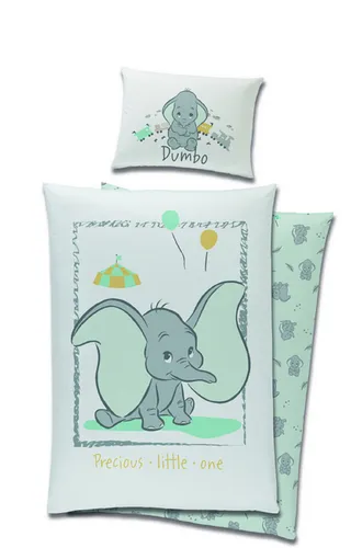Baumwolle 100x135 Kinderbettwäsche für Babys Disney Dumbo