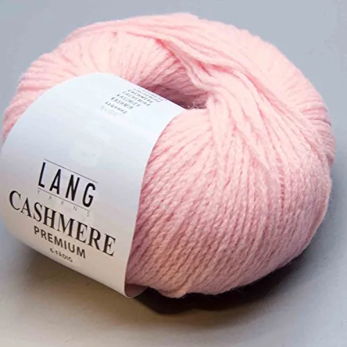Lang Yarns - CASHMERE PREMIUM - Farbe 0119 Hellrosa - 100% Kaschmirwolle (25 Gramm – 1 Knäuel)