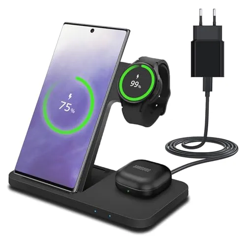 MMOBIEL Induktive Ladestation 3 in 1 für Samsung