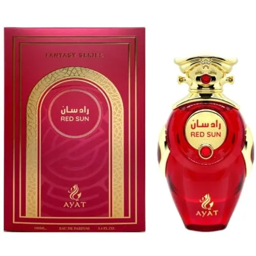Ayat Perfumes Eau de Parfum Red Sun 100 ml Eau de Parfum Orientale Arab von Ayat Perfumes – originelle Geschenkidee für Damen und Herren – arabischer Duft, hergestellt in Dubai