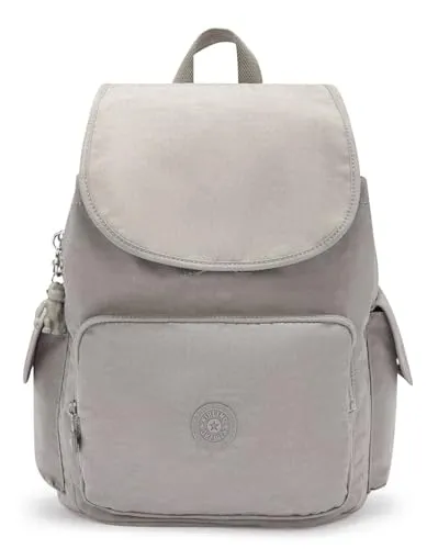 Kipling CITY PACK Medium Rucksack Grau, 16 Liter - Damentaschen: Stylischer und leichter Rucksack aus strapazierfähigem Polyamid, ideal für den Alltag und Reisen.