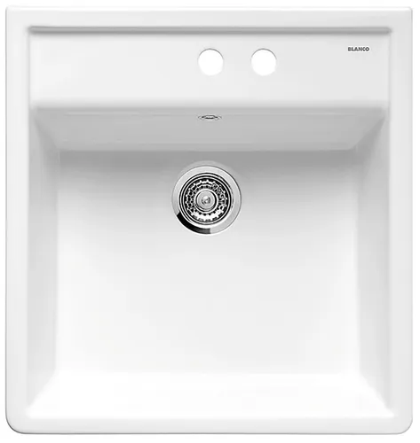 Blanco Panor 60 Kristallweiß Glänzend - 514 501 Keramikspüle - Keramikspüle in Kristallweiß Glänzend, ideal für 60 cm Schränke, besticht durch ihre Langlebigkeit und Pflegeleichtigkeit.