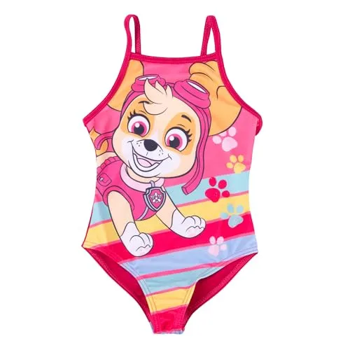 United Labels Paw Patrol Badeanzug für Mädchen, Skye, Pink, 86-92, Schwimmanzug Kinder, Schwimmkleidung