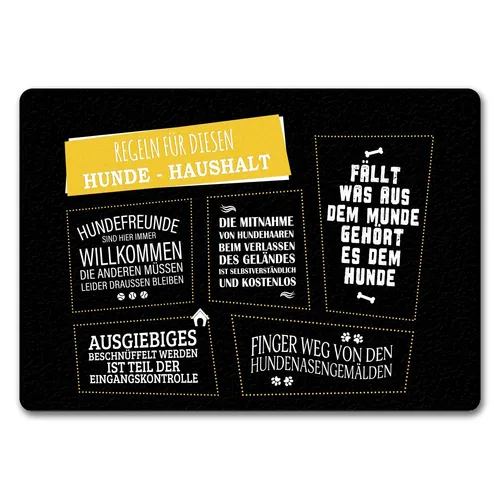 Fußmatten Gelb von speecheese