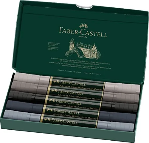FABER-CASTELL Aquarellmarker ALBRECHT DÜRER, Grautöne 5