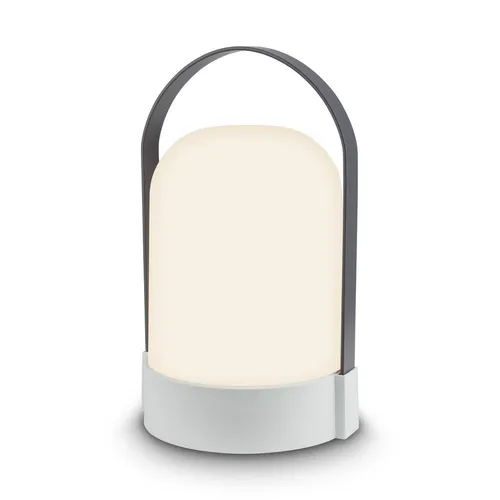 Briloner LED Campingleuchte - Kabellose, dimmbare Tischlampe IP44 - Moderne Tischlampe für Innen und Außen, kabellos und dimmbar. Ideal für gemütliche Abende, wetterfest und mit USB-Stromversorgung. Perfekt für jede Umgebung.