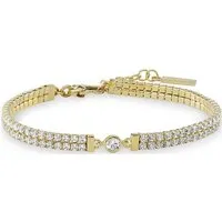 JETTE Damen-Armband 925er Silber mit Zirkonia in gelb von JETTE