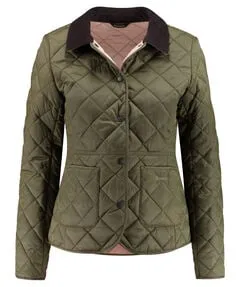 Damen Steppjacke DEVERON QUILT Regular Fit 46 - Die Barbour Deveron Quilt Jacke überzeugt durch sportliches Design und hohen Tragekomfort. Ideal für die Übergangszeit, bietet sie eine leichte Füllung und einen taillierten Schnitt für eine ansprechende Silhouette.