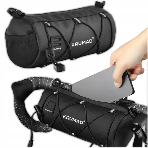 KRUMAD Fahrradtasche Lenkertasche Fahrradlenkertasche Wasserdicht Handy Lenker