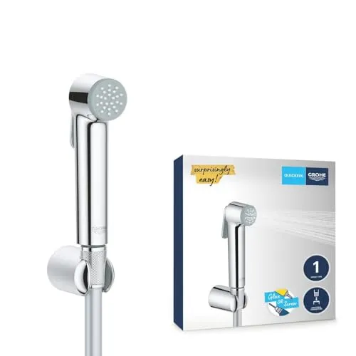 GROHE Vitalio Bidet-Set für das WC - Bidet-Armaturen mit langlebiger Oberfläche und leicht zu reinigendem Design, ideal für optimale Hygiene und einfache Montage im Badezimmer.