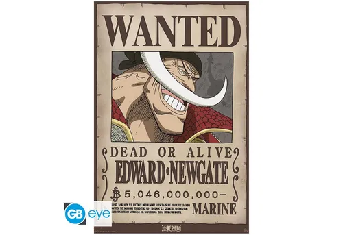 ABYstyle Poster ONE PIECE - Poster Maxi 91cmx51cm - Wanted Whitebeard