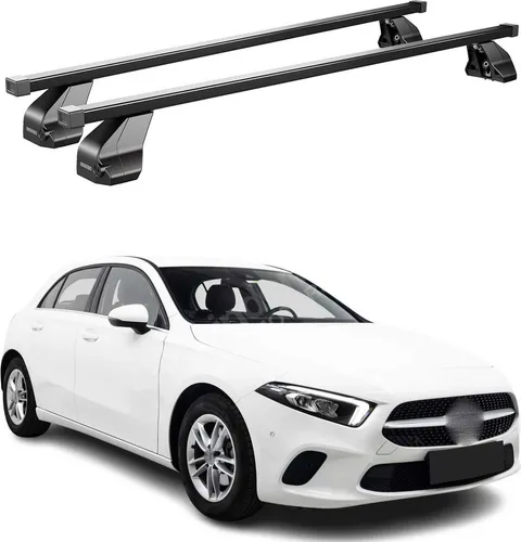 OMAC Dachträger Menabo Stahl Gepäckträger für Mercedes A Klasse W177 2018-25 - Dachgepäckträger aus hochwertigem Stahl, wasserbeständig und leicht abnehmbar. Ideal für Fahrrad- und Skiträger, bietet höchste Vielseitigkeit für jedes Abenteuer.