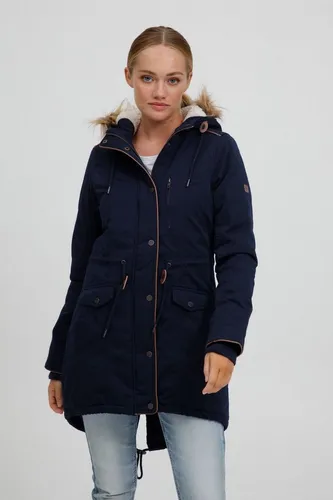 OXMO Parka OXAnna mit Kunstfell-Kapuze - Stylischer Damenparka mit Kunstfell-Kapuze, ideal für kalte Tage. Hochwertige Qualität und bequeme Passform machen ihn zum perfekten Begleiter für trendbewusste Winter-Looks.