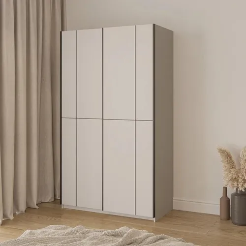 Kleiderschrank DEVORAH 120 cm mit Schiebetüren von VENETI