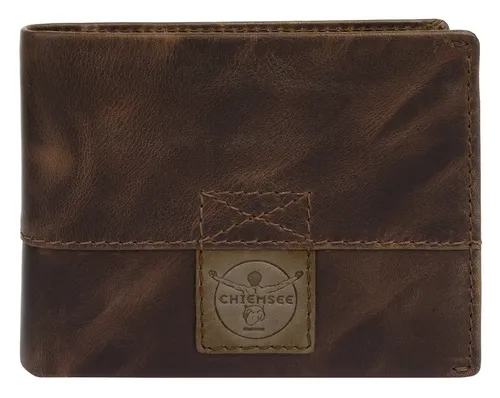 CHIEMSEE Leder Geldbörse Kuba Flap Wallet Brown von Chiemsee