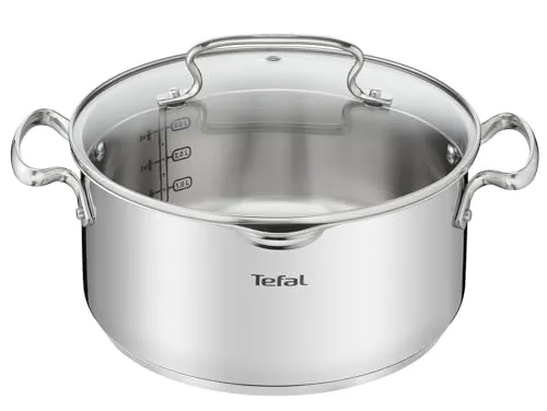 Tefal 2tlg. Set: Edelstahl-Kochtopf