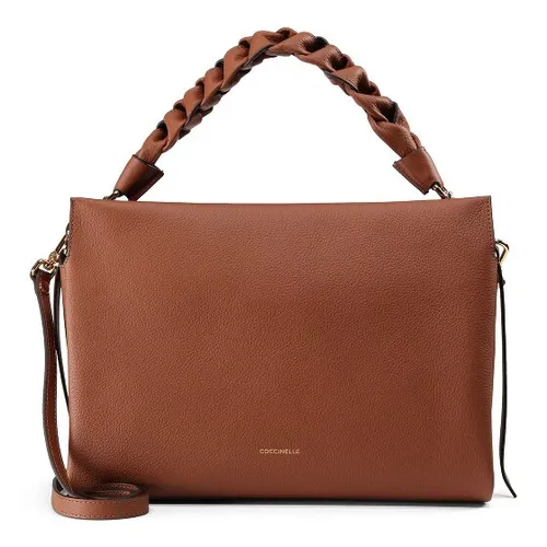 Coccinelle Boheme Handtasche aus Leder 32,5 cm - Braun - Handtaschen, stilvolle Lederhandtasche mit elegantem Design und ausreichend Platz für Ihre Essentials.