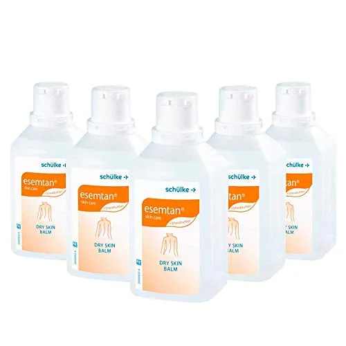 5x 500 ml Schülke Esemtan® Dry Skin Balm Pflegebalsam Haut Lotion Creme, farbstofffrei
