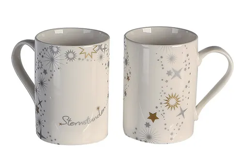 Becher Tasse Sternstunden (G56181) Kaffeetasse Becher Porzellan Weihnachten