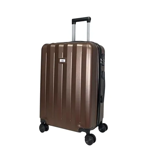 MTB Reisekoffer mit Dehnungsfuge - Koffer aus flexibler Hartschale, integrierte Dehnungsfuge für 20% mehr Volumen, komfortables 360° Rollen-System und Sicherheits-Zahlenschloss für sicheres Reisen.