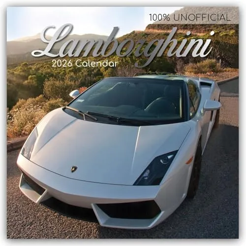 Lamborghini 2026 – 16-Monatskalender: Original The Gifted Stationery Co. Ltd [Mehrsprachig] [Kalender] (Wall-Kalender)