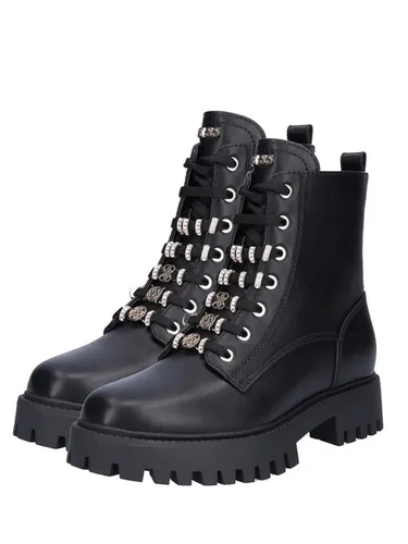 Guess Fionaa Damen Schnürstiefel Schwarz, Größe 41 in schwarz von GUESS