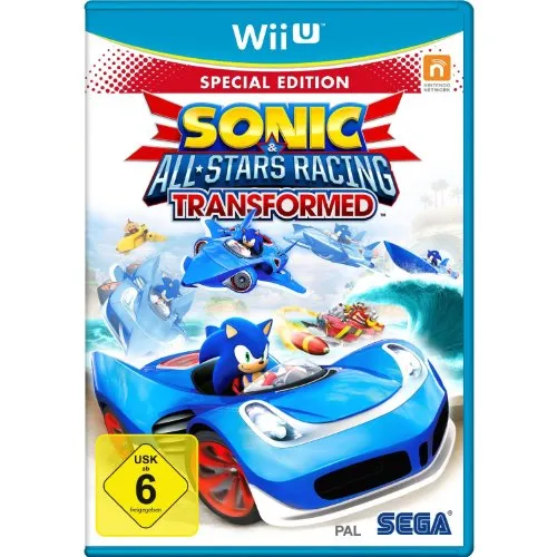 Sonic All-Stars Racing Transformed Special Edition - [Nintendo Wii U] - Rasante Rennaction mit Sonic und Freunden, inklusive exklusiven Inhalten und verbesserten Fahrzeugen für noch mehr Spaß!