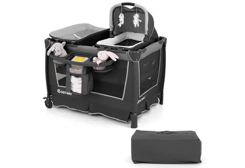 COSTWAY 5 in 1 Beistellbett Baby