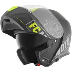 FC-Moto Motorradhelm Novo Straight Klapphelm in gelb von FC-Moto
