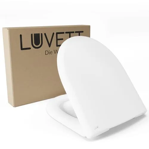 LUVETT WC-Sitz D100 Weiß D-Form