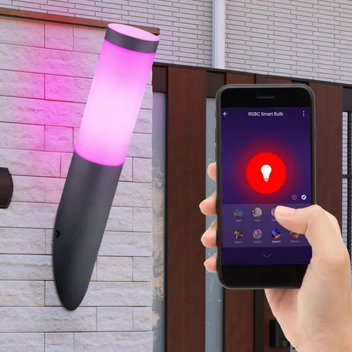 Smart RGB LED Wand Fackel mit App- und Sprachsteuerung