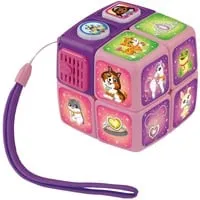 VTech Twist Learn Princess-Würfel - Interaktiver Lernwürfel für Kinder 4-8 Jahre, mit 3 Spielmodi und über 50 spannenden Inhalten zu Tieren und Styling