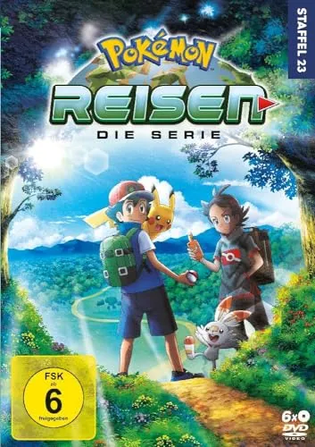 Pokemon Reisen - Die Serie - Staffel 23 - DVD - Filme: Erlebe die 23. Staffel von Pokemon Reisen auf DVD, mit neuen Abenteuern und aufregenden Charakteren für junge Fans ab 6 Jahren.
