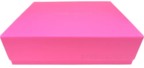 Docsmagic.de Premium 4-Row Trading Card Storage Box Pink + Trays & Divider - MTG