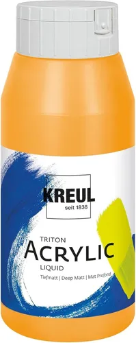 KREUL Acrylfarbe Triton Acrylic Liquid indischgelb 750 ml